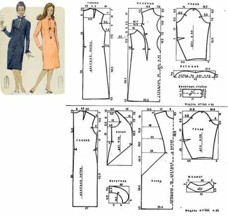 Платья крой выкройки ПЛАТЬЕ ИЛИ САРАФАН-ТРАПЕЦИЯ. В КОПИЛОЧКУ ЛЮБИТЕЛЕЙ ШИТЬЯ. - Мой милый Шитье прос