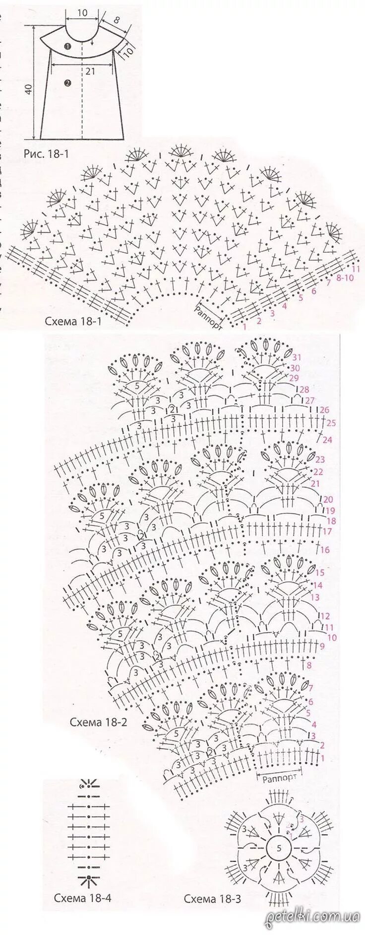 Платья крючком девочке год схемы vestido com pala e colete Связаные крючком платья, Связанные крючком юбки, Вязан