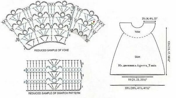 Платья крючком для игрушки схемы Пин от пользователя Татьяна на доске Вязание Вязание, Платье для малышки, Схемы 
