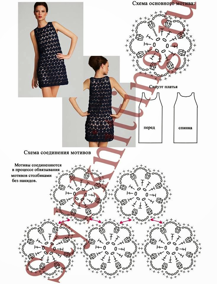 Платья крючком для начинающих со схемами Берем пример со знаменитостей и носим вещи связанные крючком Blusa de crochê, Ve
