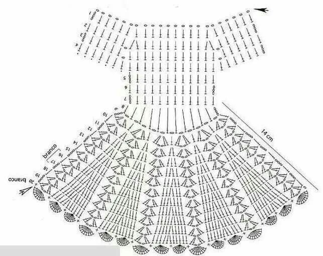 Платья крючком со схемами Vestido muñeca. Crochet doll clothes, Crochet barbie clothes, Crochet baby dress