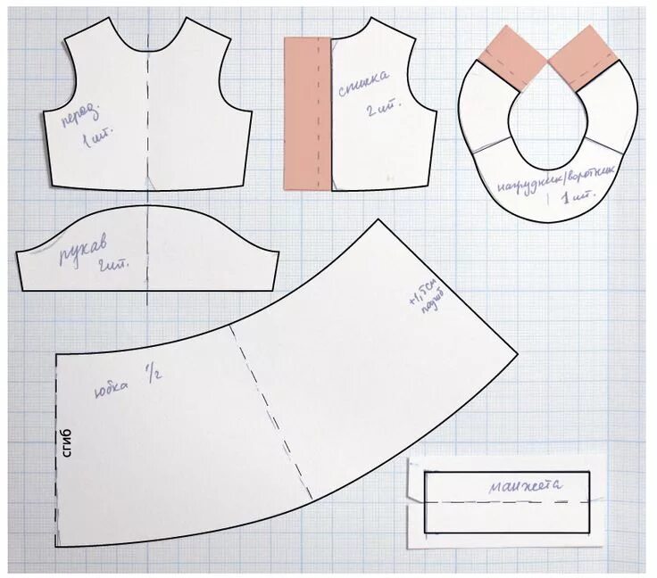 Платья куклам своими руками выкройки Просмотр темы - Выкройки для Литтлфи Выкройка одежды для куклы, Образцы узоров д
