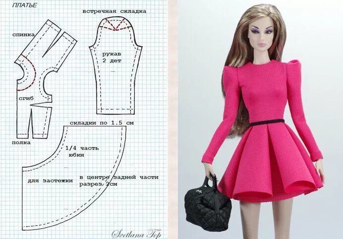 Платья куклам своими руками выкройки Пин от пользователя Ольга Мацко на доске купольная одежда Образцы кукольных плат