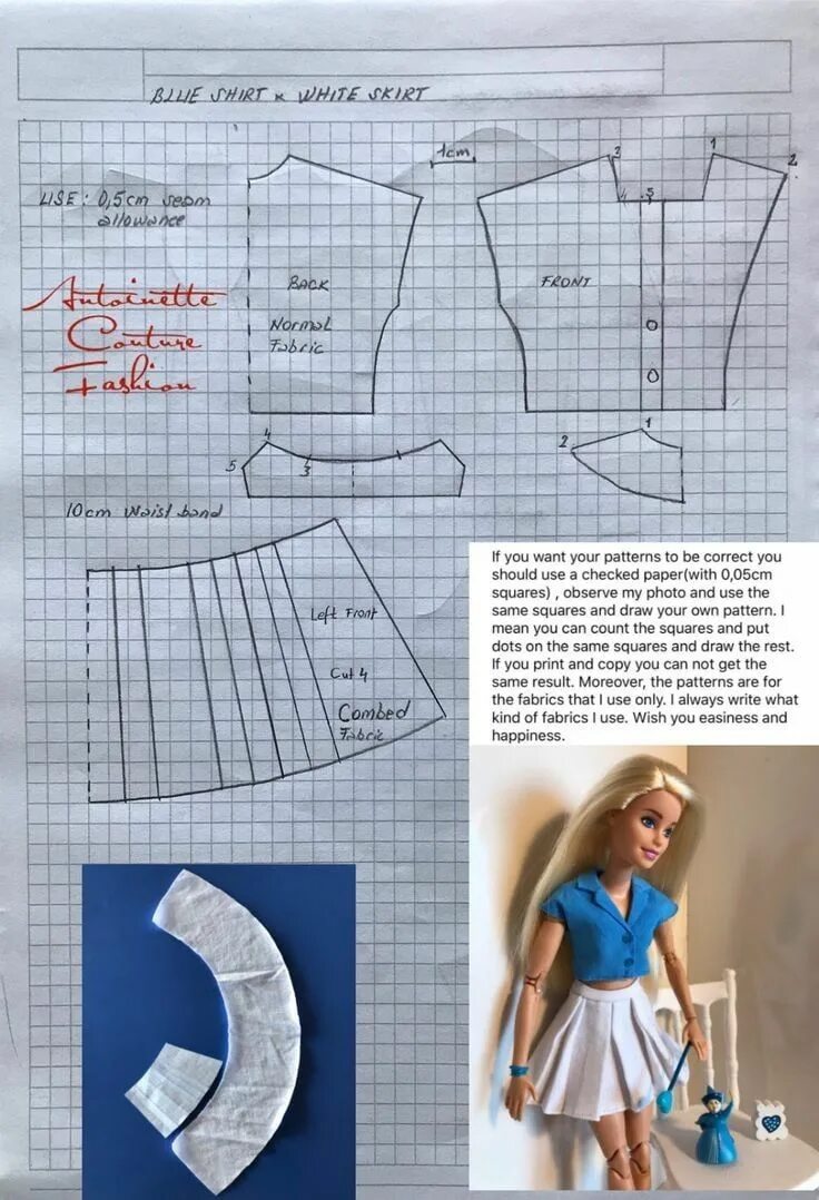 Платья куклам своими руками выкройки Шьём одежду для Барби Coser ropa de muñecas, Vestido de barbie, Ropa para muñeca
