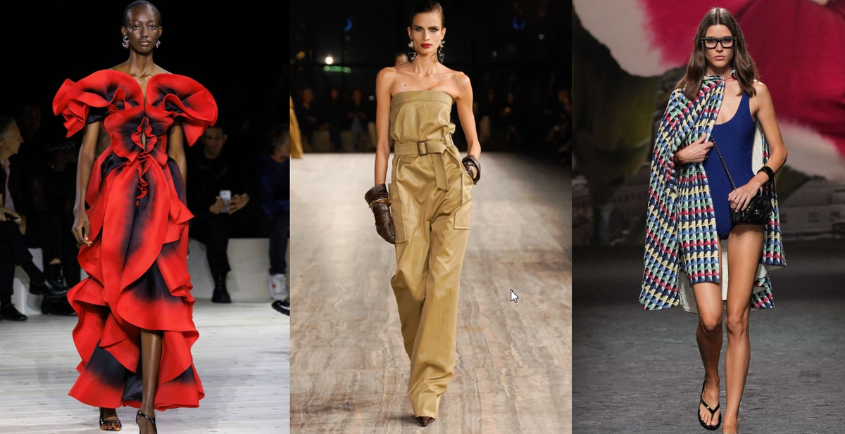 Платья лето осень 2024 модные тенденции Подиумные тенденции весны-лета 2024 Queen - Женский журнал q-in.ru Дзен