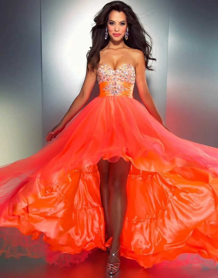 Платья любые фото Klaudia on Twitter Orange prom dresses, Perfect prom dress, Prom dress 2014