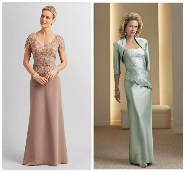 Платья мамы жениха фото Платье на свадьбу для мамы жениха, наряды для полных женщин, брючный костюм, как