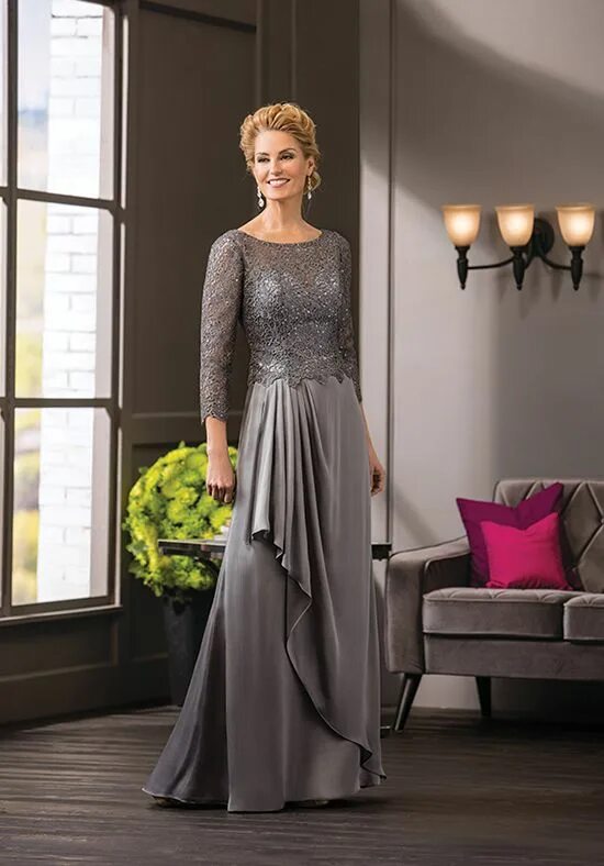 Платья мамы жениха фото Silver Mother Of The Bride Dresses Mothers dresses, Unconventional wedding dress