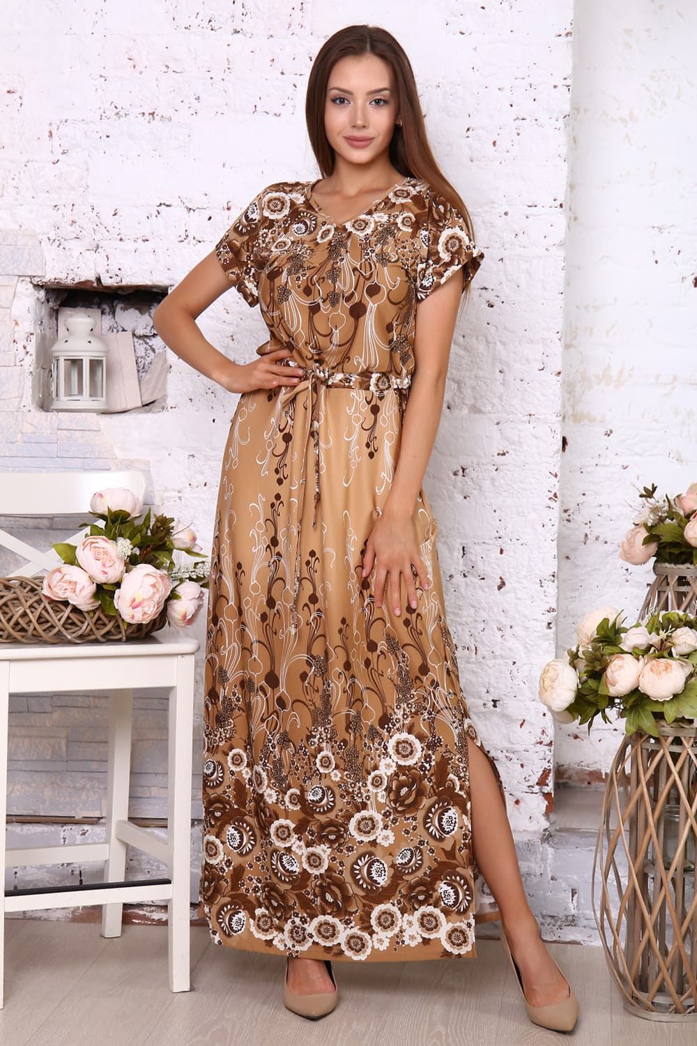 Платья масло фото Женские платья купить в интернет магазине SHEMART Платья, Платья макси, Модные ж