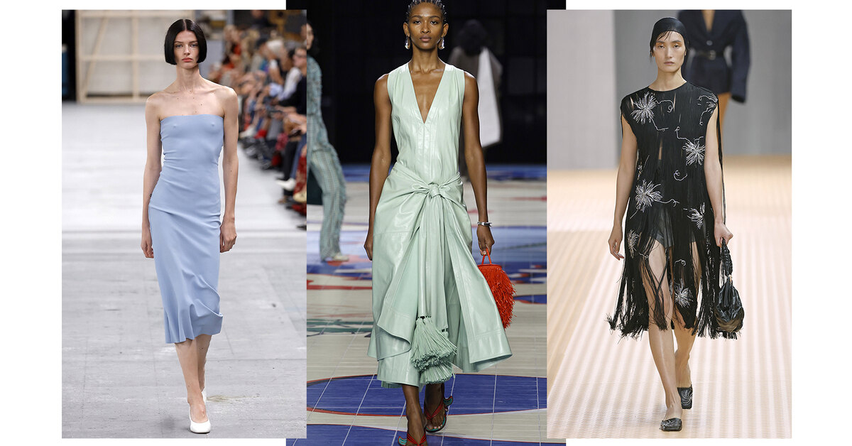 Платья миди 2024 модные тенденции Модные платья миди 2024: 8 главных трендов