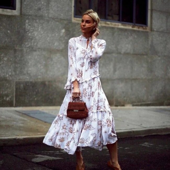 Платья миди 2024 модные тенденции Платья из шифона 2022-2023: сочные фото-идеи для весны и лета Платье из шифона, 