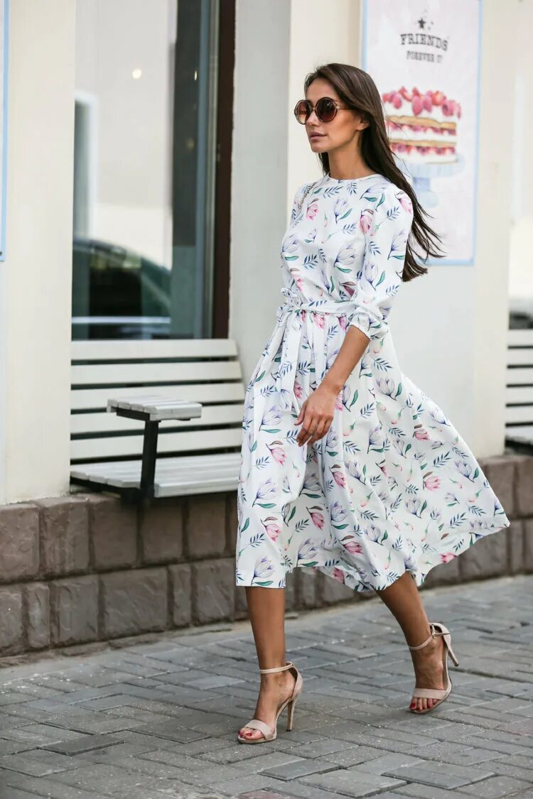 Платья миди 2024 модные тенденции Как правильно носить модные платья, чтобы выглядеть стильно Fashion Дзен