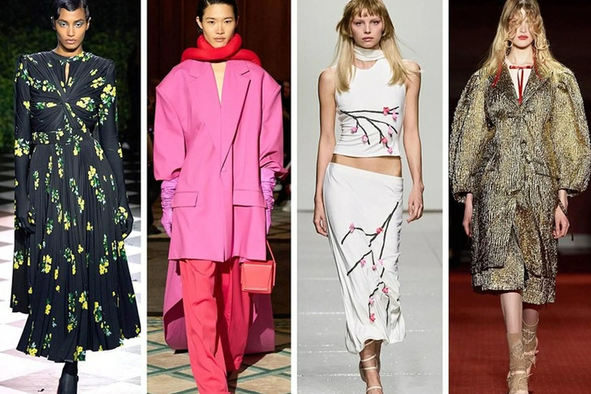 Платья мода 2024 тенденции модные Тренды в одежде 2024 2025