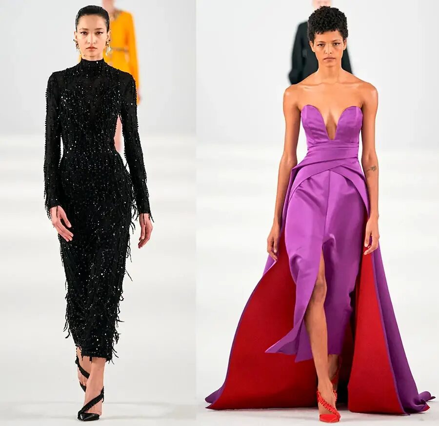 Платья модные тенденции 2023 для женщин Carolina Herrera FW 2022-2023 Collection