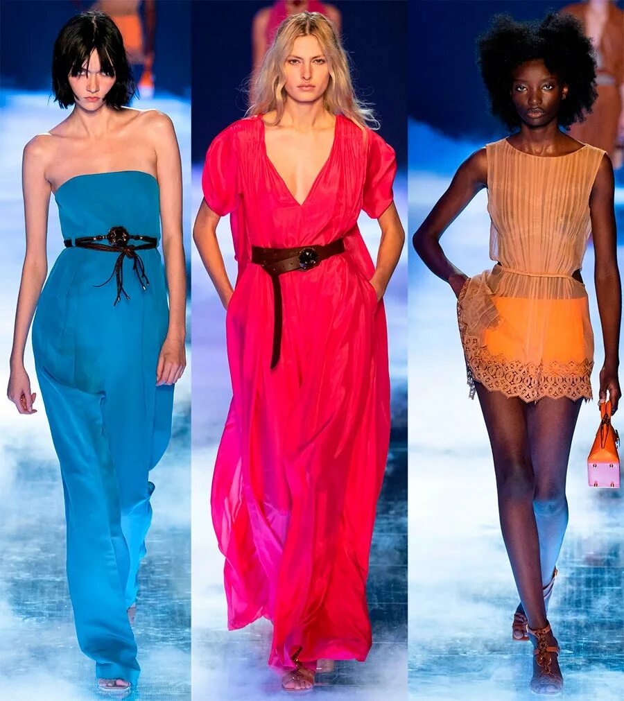 Платья модные тенденции 2023 для женщин Модная женская одежда весна-лето 2023: Alberta Ferretti