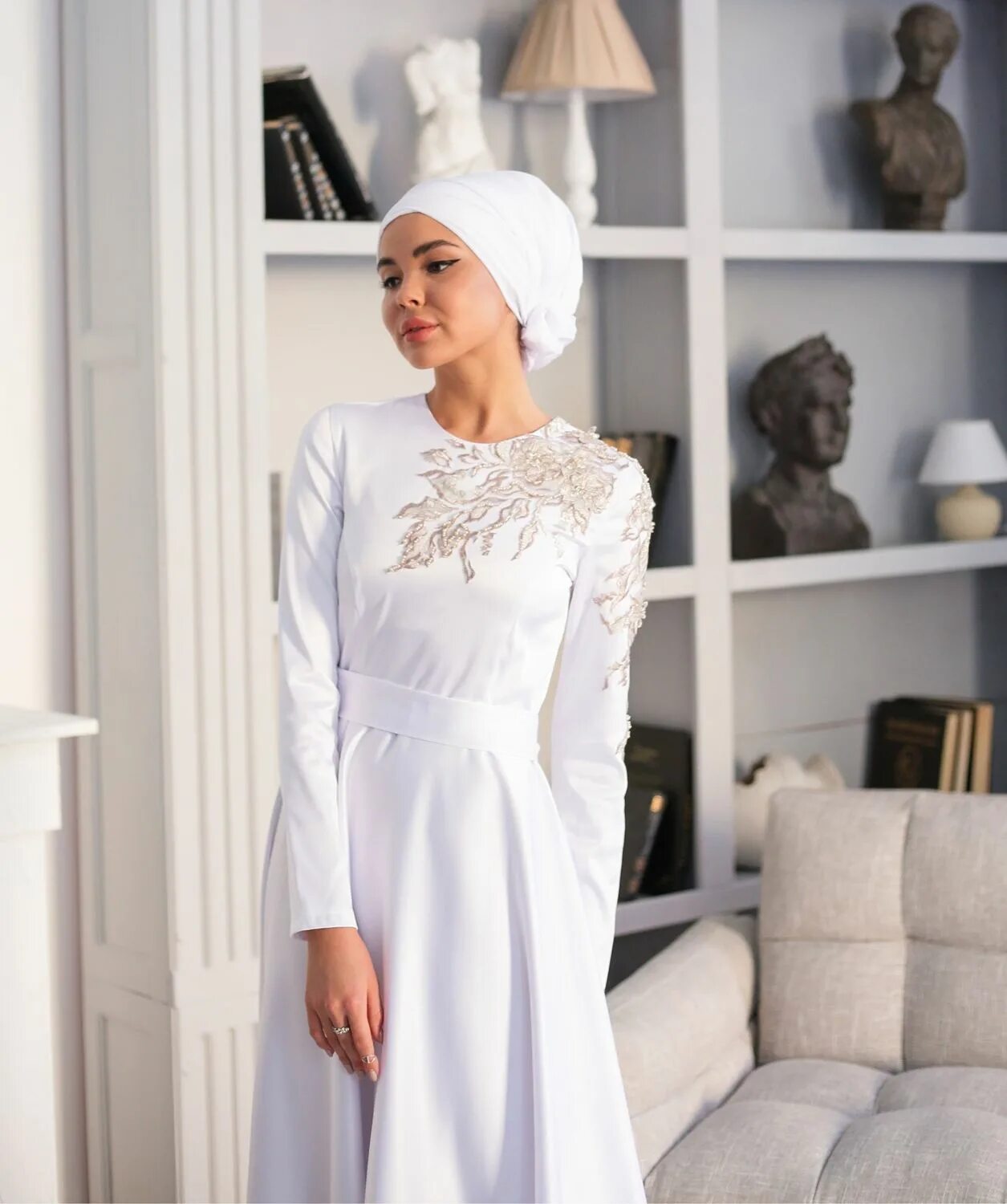 Платья на никах фото Платье на никах/ Платье для венчания /Свадебное платье купить в интернет-магазин