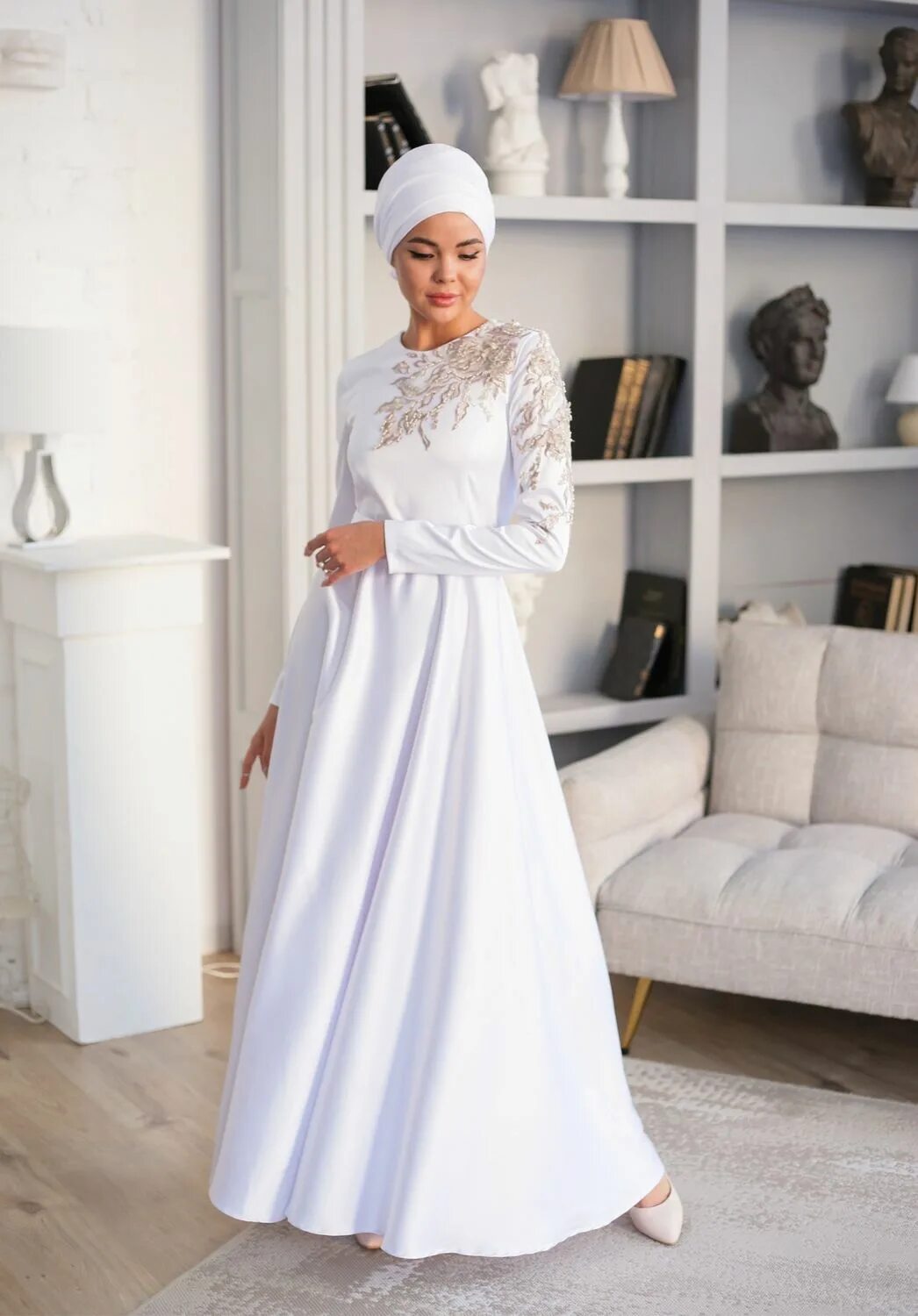 Платья на никах фото Платье на никах/ Платье для венчания /Свадебное платье купить в интернет-магазин