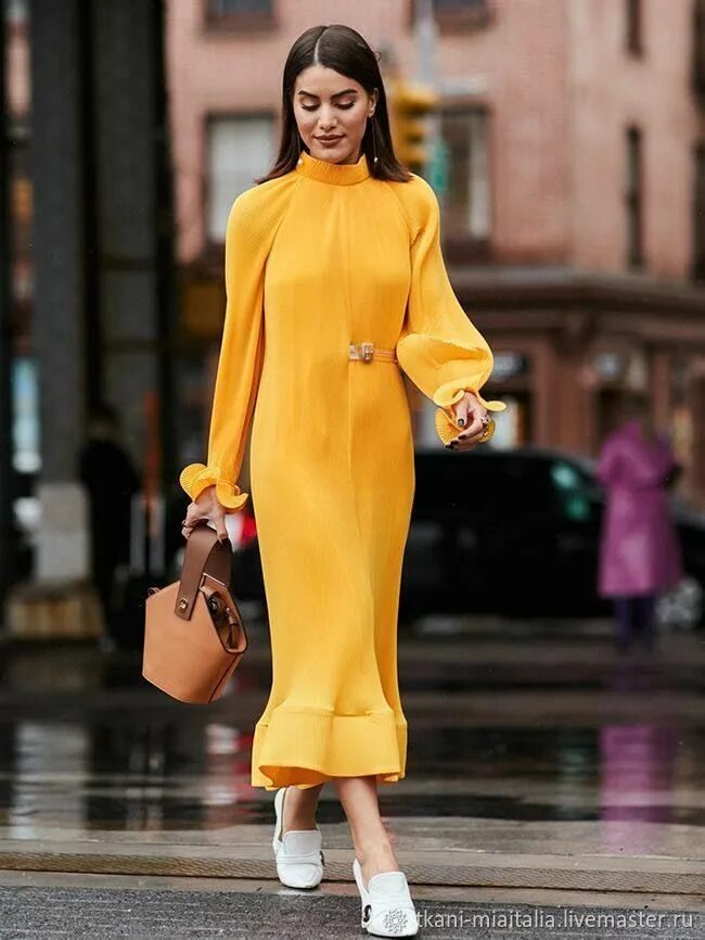 Платья на осень 2024 модные тенденции Итальянская ткань джерси купить в интернет-магазине Ярмарка Мастеров по цене 185