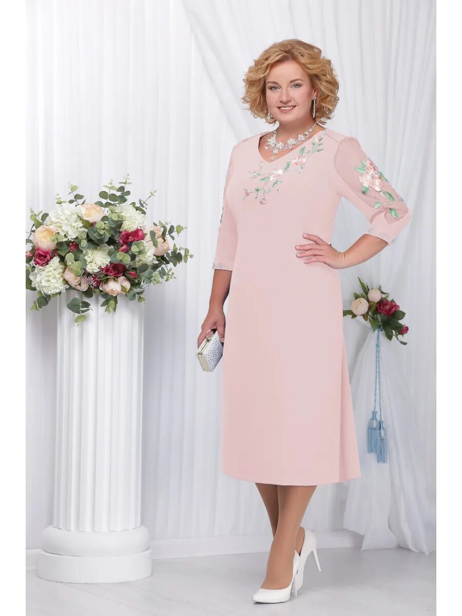 Платья на торжества фото Нарядное платье Ninele арт: 426800 купить от белорусских производителей за 8391 