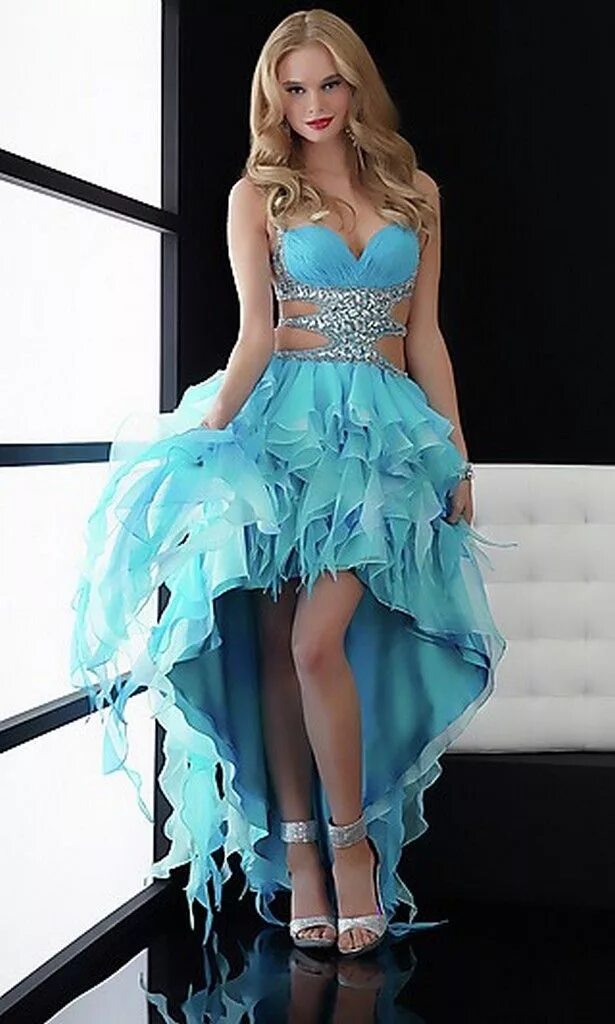 Платья на выпускной фото самые красивые High Low Prom Dresses High low prom dresses, Dance dresses, Dresses