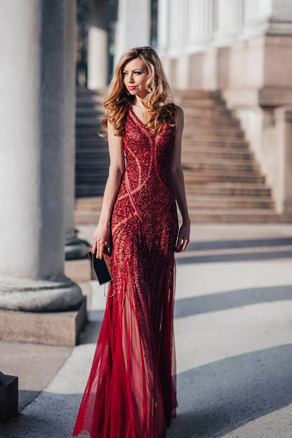 Платья напрокат краснодар фото и цены Вечернее платье прокат Краснодар Bright Red Exclusive Evening Dress