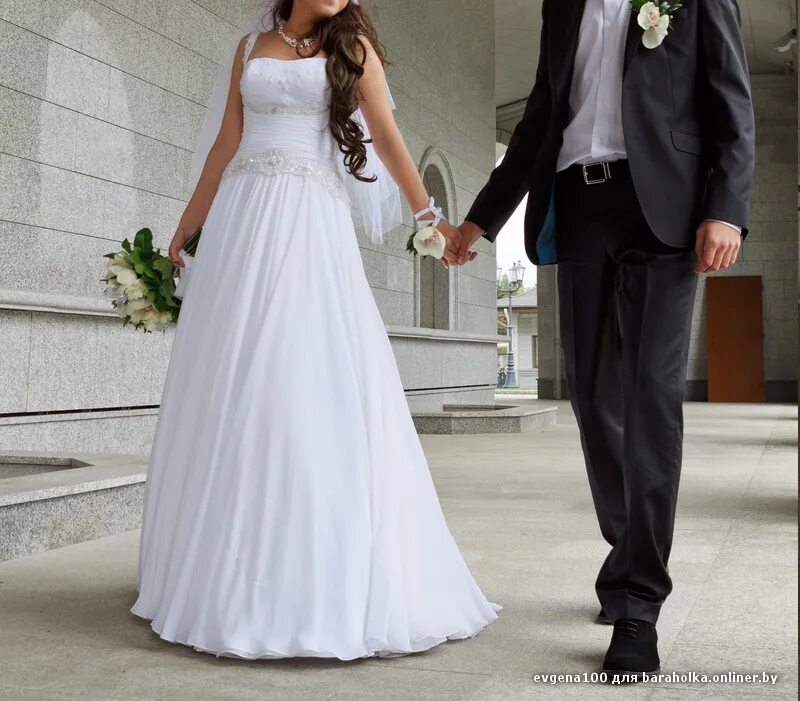 Платья напрокат минск фото Продаётся свадебное платье б/у, размер 42-44, рост 160, цена 345 рублей - Swadba