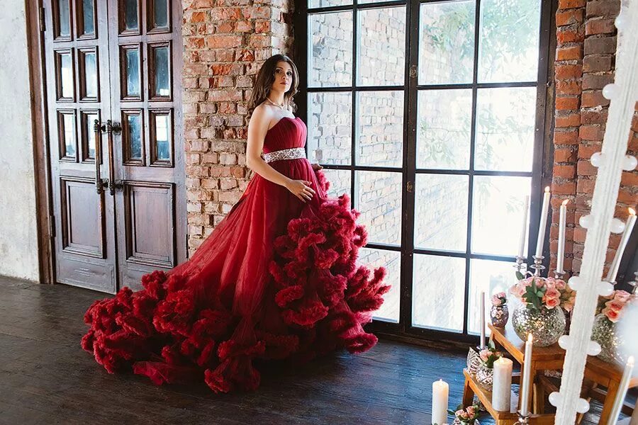 Платья напрокат москва фото Bordeaux Cloud Discount Платья, Бандажное платье, Бордовое платье