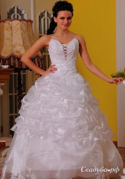 Платья напрокат омск фото цена Купить свадебное платье B33708 (Россия, цвета: белый) - Свадебный салон BELLISSI