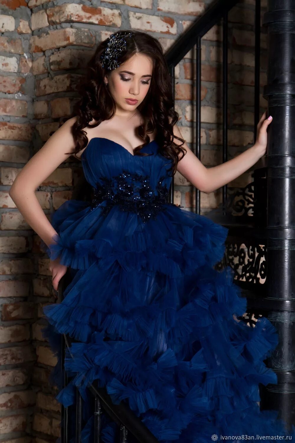 Платья напрокат ростов на дону фото Платье "Сапфир" - заказать на Ярмарке Мастеров - K68FORU Платья, Ростов-на-Дону