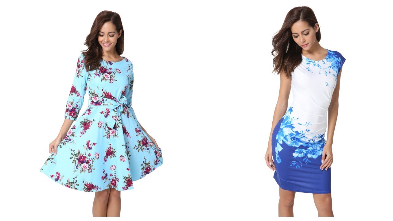 Платья недорого фото Одежда с AliExpress- готовимся к лету- легкое платье для молодой девушки - YouTu