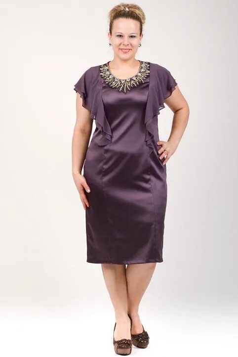 Платья недорого фото Нарядные платья для полных женщин турецкого бренда EXPICA. Осень 2013