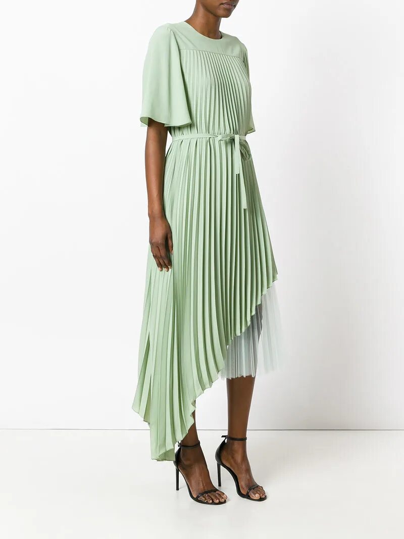 Платья плиссе фото Плиссированное платье - модный тренд 2023