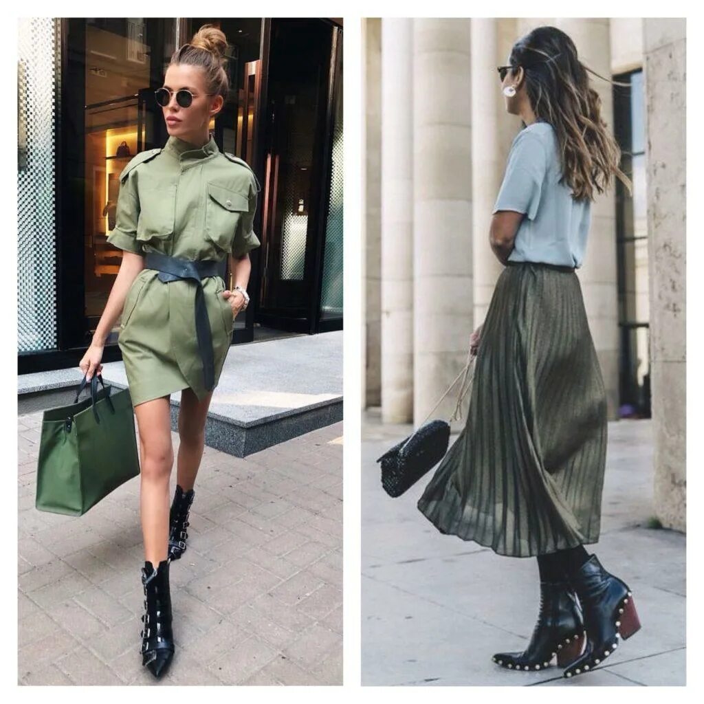 Платья под казаки фото С чем носить казаки высокие (68 фото)