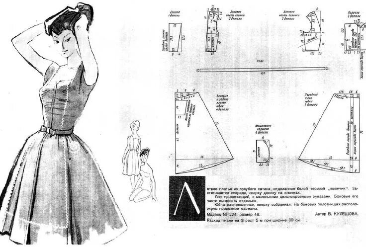 Платья ретро стиль выкройка Pin on Costura Vintage dress sewing patterns, Vintage sewing patterns free, Vint