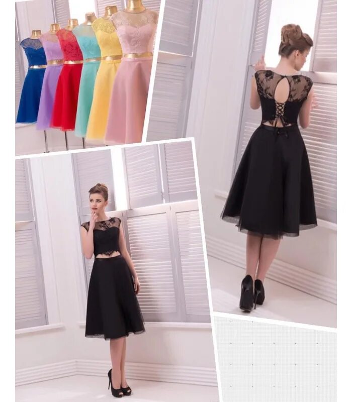 Платья ростов фото Вечернее короткое шикарное пышное платье Интернет магазин "Красивое платье"