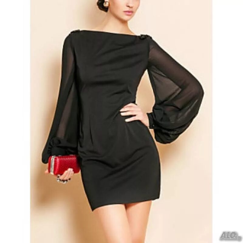 Платья рукав фонарик фото Платье с широкими рукавами - найдено 88 фото