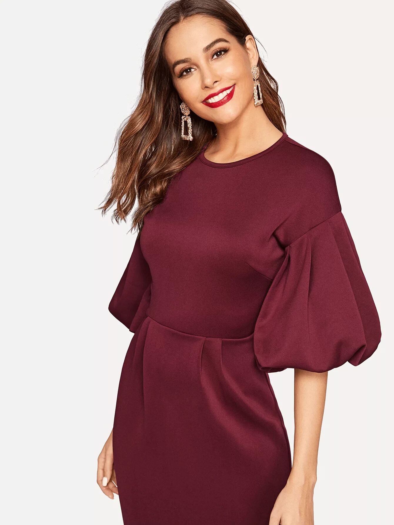 Платья рукав фонарик фото Виды рукавов в одежде: втачной, реглан, три четверти и другие