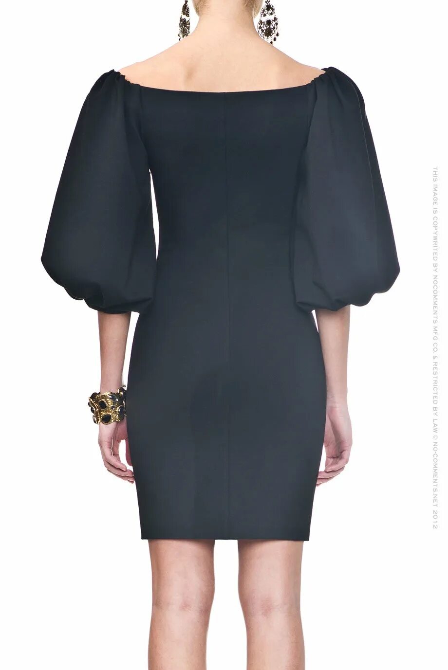 Платья рукав фонарик фото Платье с объемными плечами (57 фото)