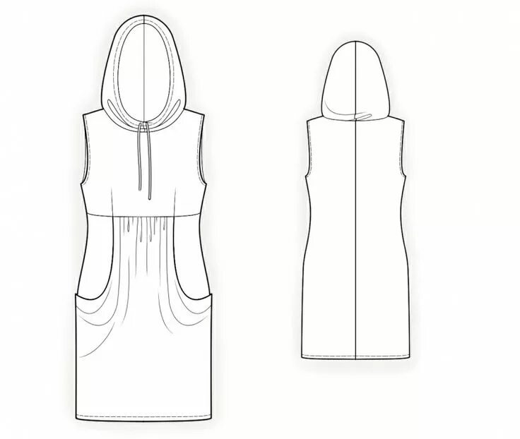 Платья с карманами выкройки WOMEN Tunics Sewing Patterns Made to Measure and Royalty Free Tunic sewing patte