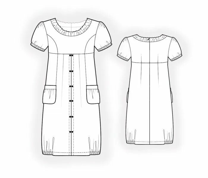 Платья с карманами выкройки Выкройка Шитье платья, Быть женщиной, Платье швейные шаблоны