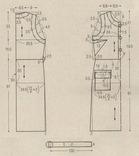 Платья с карманами выкройки Pin de S S em chart for women Modelagem