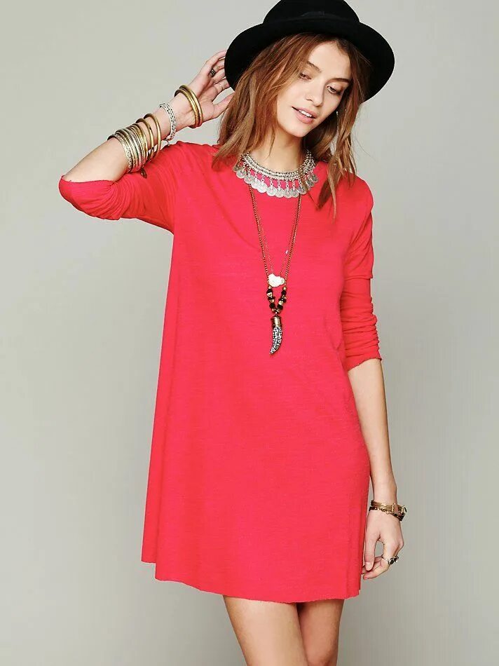 Платья с круглым вырезом фото Pin on Outfits I love!