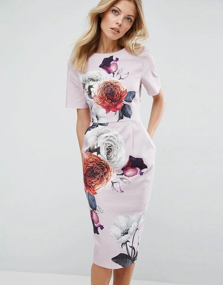 Платья с принтом фото Get this Asos's cotton dress now! Click for more details. Worldwide shipping. AS