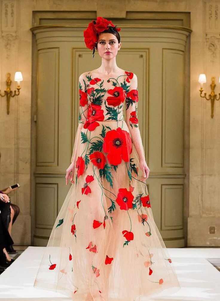 Платья с цветами фото Когда дизайнер вдохновлен природой (с изображениями) Платья, Вечерние платья, На