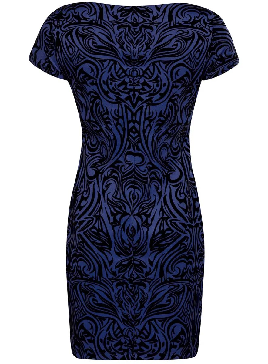 Платья с узорами фото Платье oodji ultra (черный) купить в интернет-магазине онлайн с доставкой. Фото 