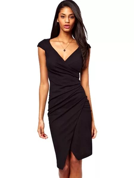 Платья с v вырезом фото Футболка LS-04844 купить с доставкой и примеркой на VipKupalnik