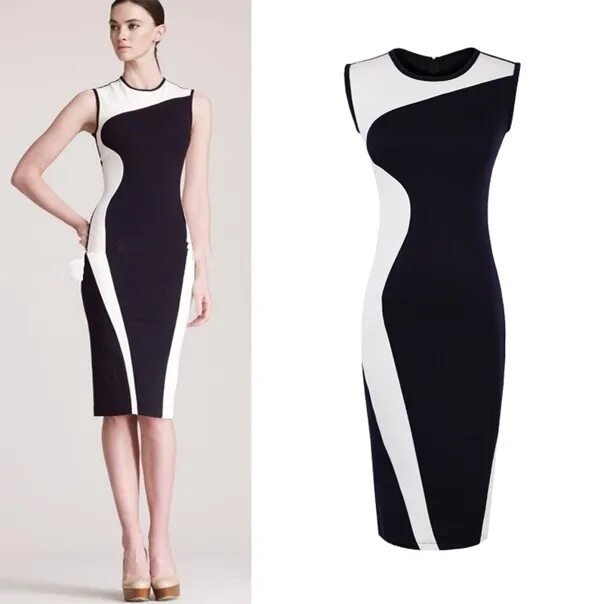 Платья с вставками фото Цена 190 грн. Фотография из альбома Платья - 36 из 43 ВКонтакте