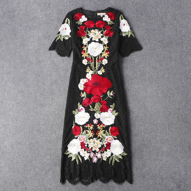 Платья с вышивкой фото Pin on Designer Fashion