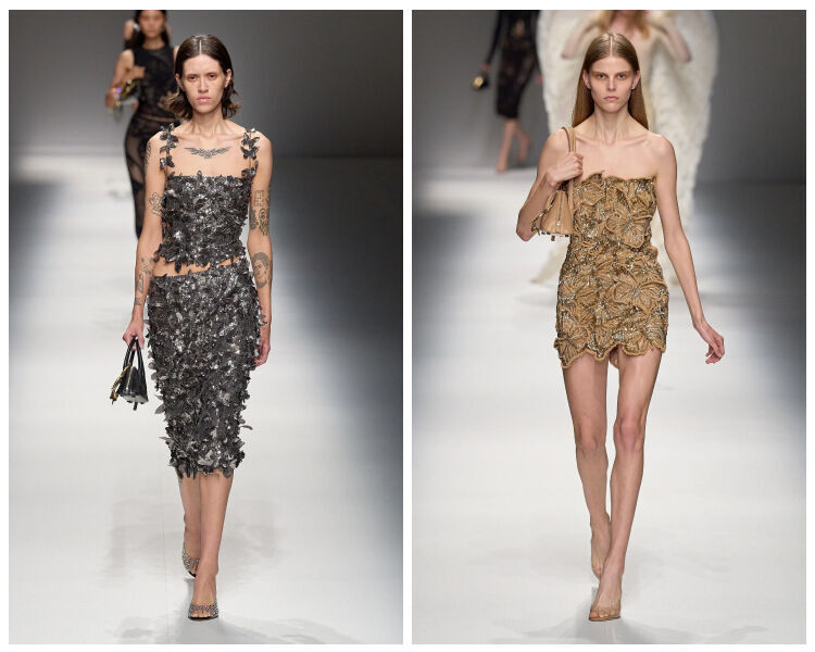 Платья сейчас в моде фото Коллекция Blumarine: тренды с недели моды в Милане весна-лето 2024 - Я Покупаю