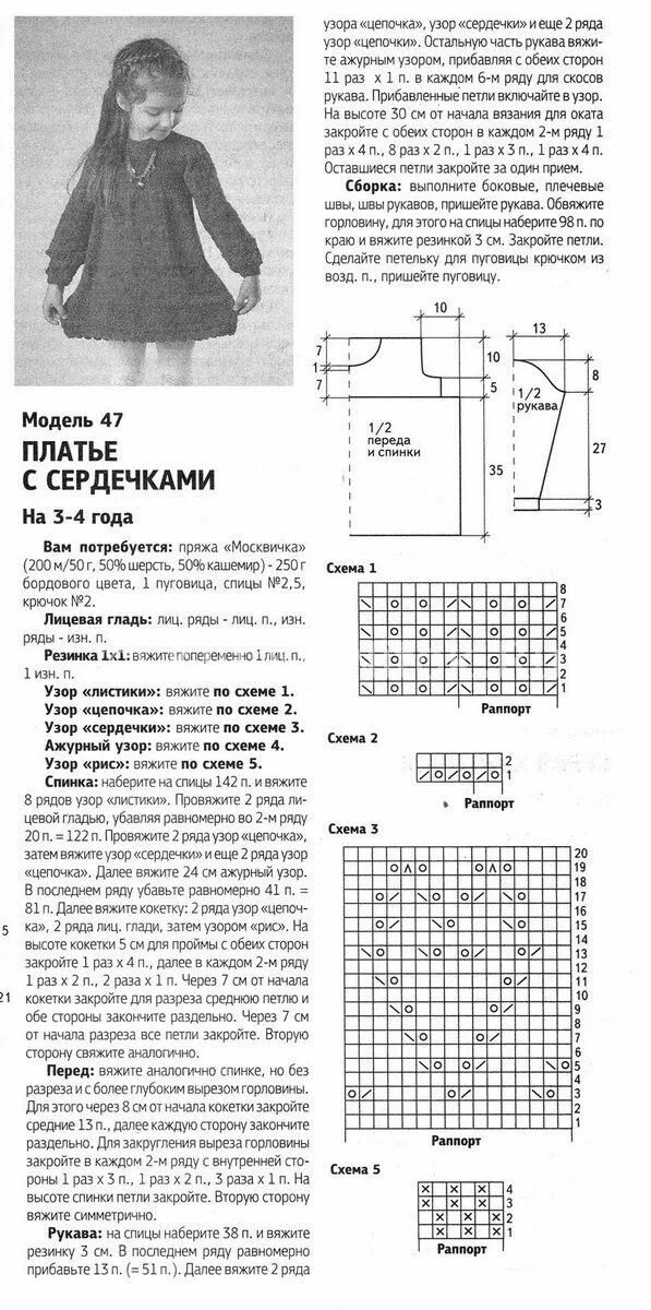 Платья со схемой детские спицами Туника спицами для девочки: 19 моделей со схемами, описанием и видео мк для начи
